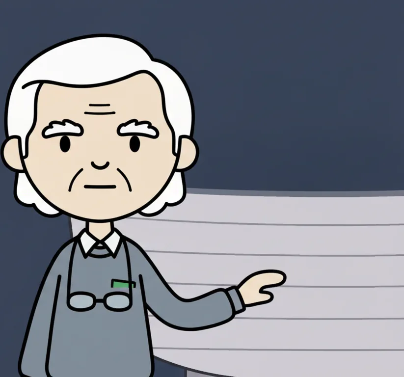 Walt, the convener in The Goal Book, gestures to the table.