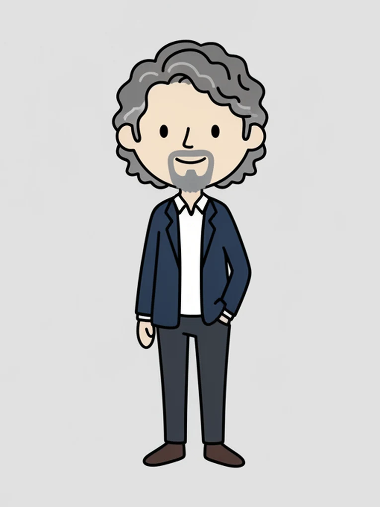 Matt Pinckley, drawn as a Delta Psi character.